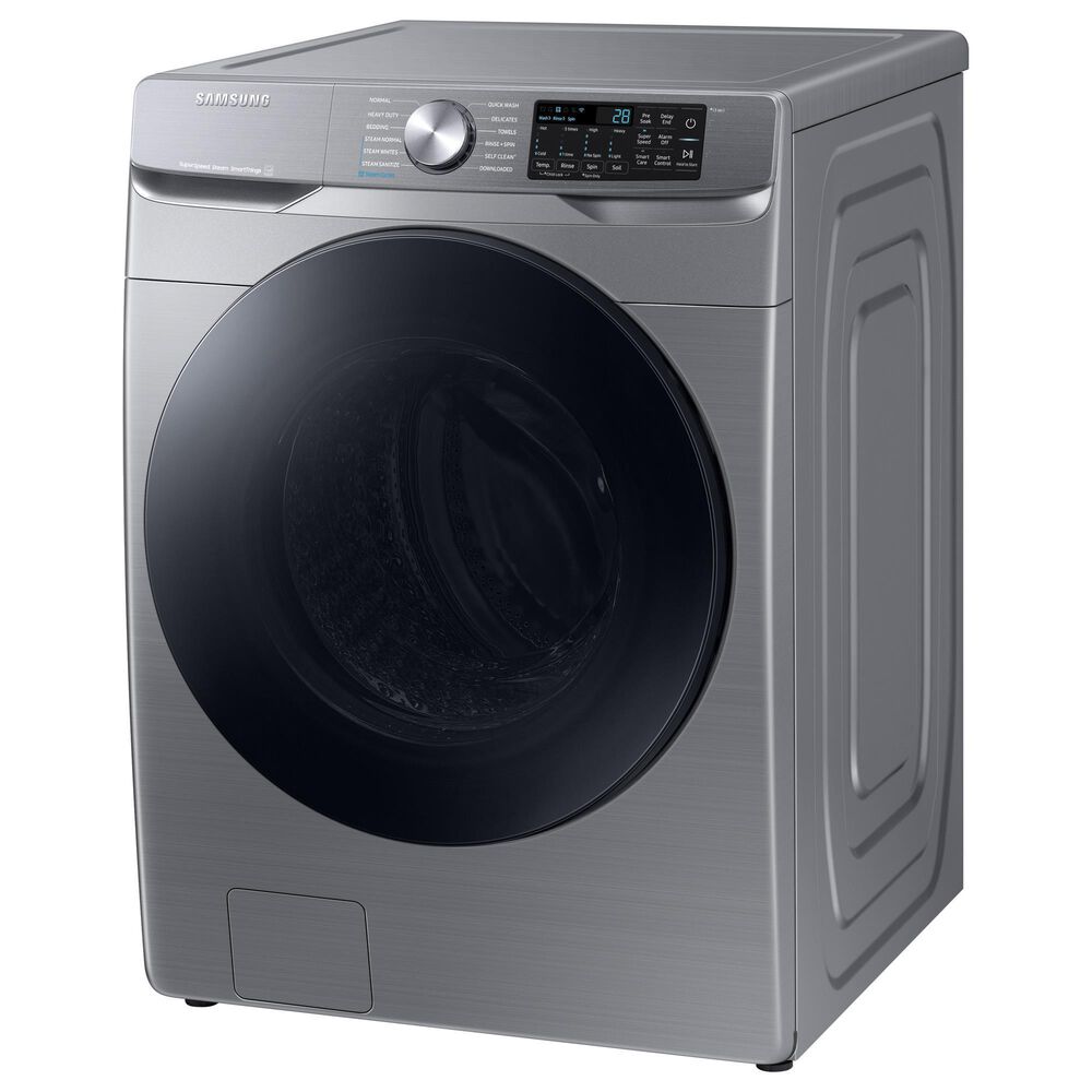 Samsung 4.5 Cu. Ft. Smart Front Load Washer with Super Speed Wash in Platinum, , large