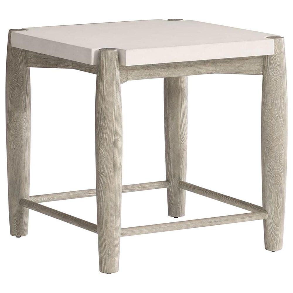 Bernhardt Ashbrook Side Table in Weathered Greige and Vellum, , large