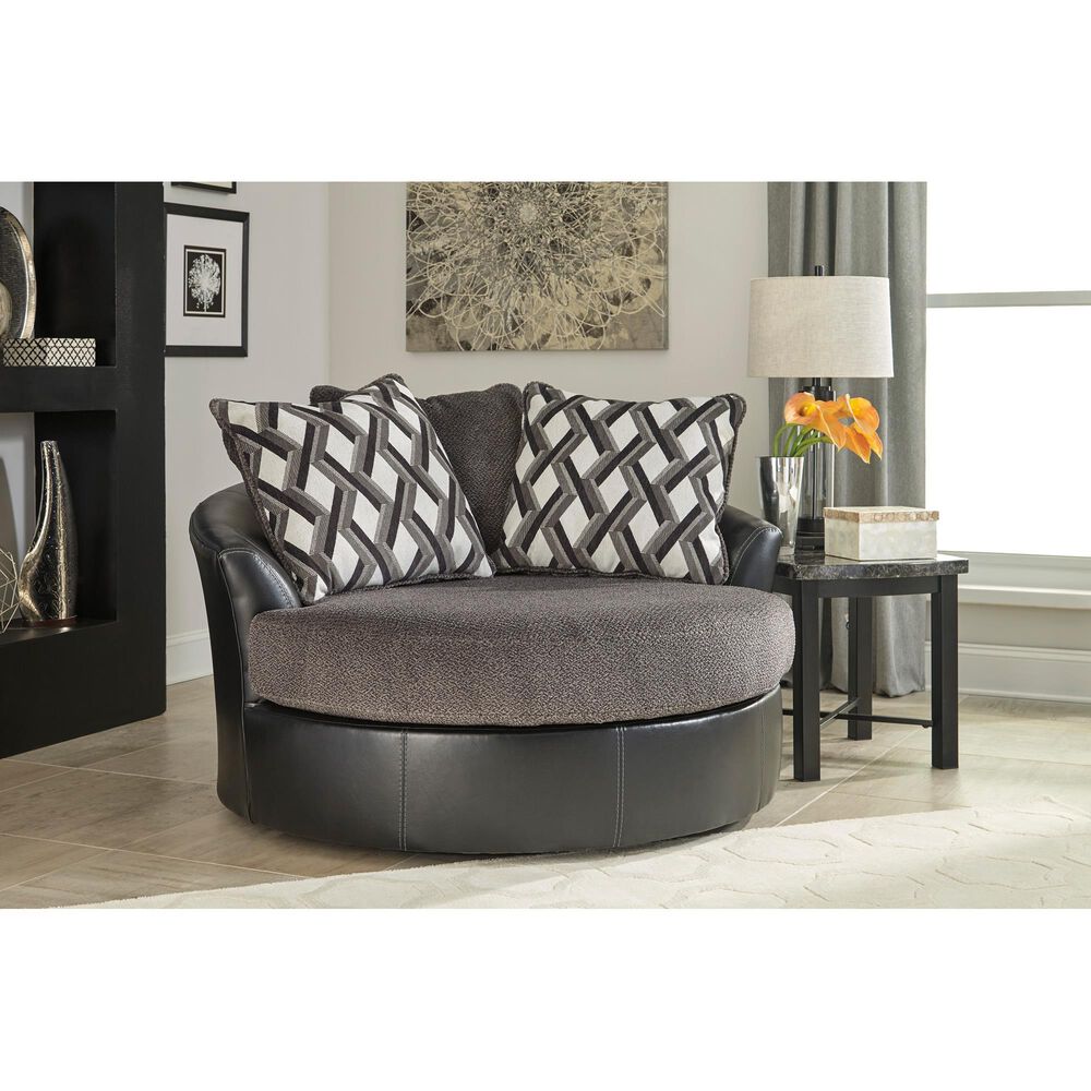 signature-design-by-ashley-kumasi-oversized-swivel-accent-chair-with-pillows-in-smoke-nebraska-furniture-mart