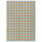 Dalyn Rug Company Marlo 3" x 5" Orange Indoor/Outdoor Area Rug, , large
