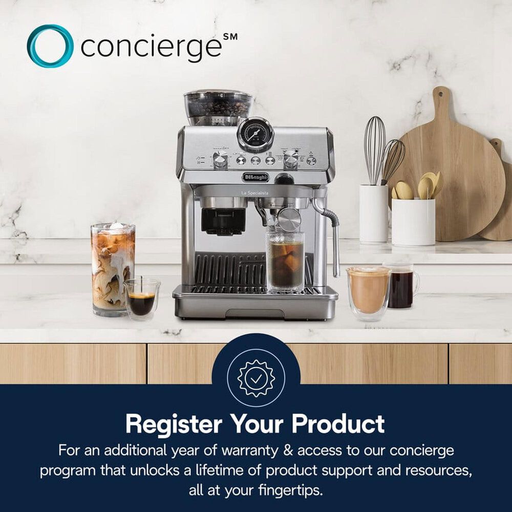DeLonghi La Specialista Arte Evo 56 Oz Espresso Machine with Cold Brew in Metal, , large
