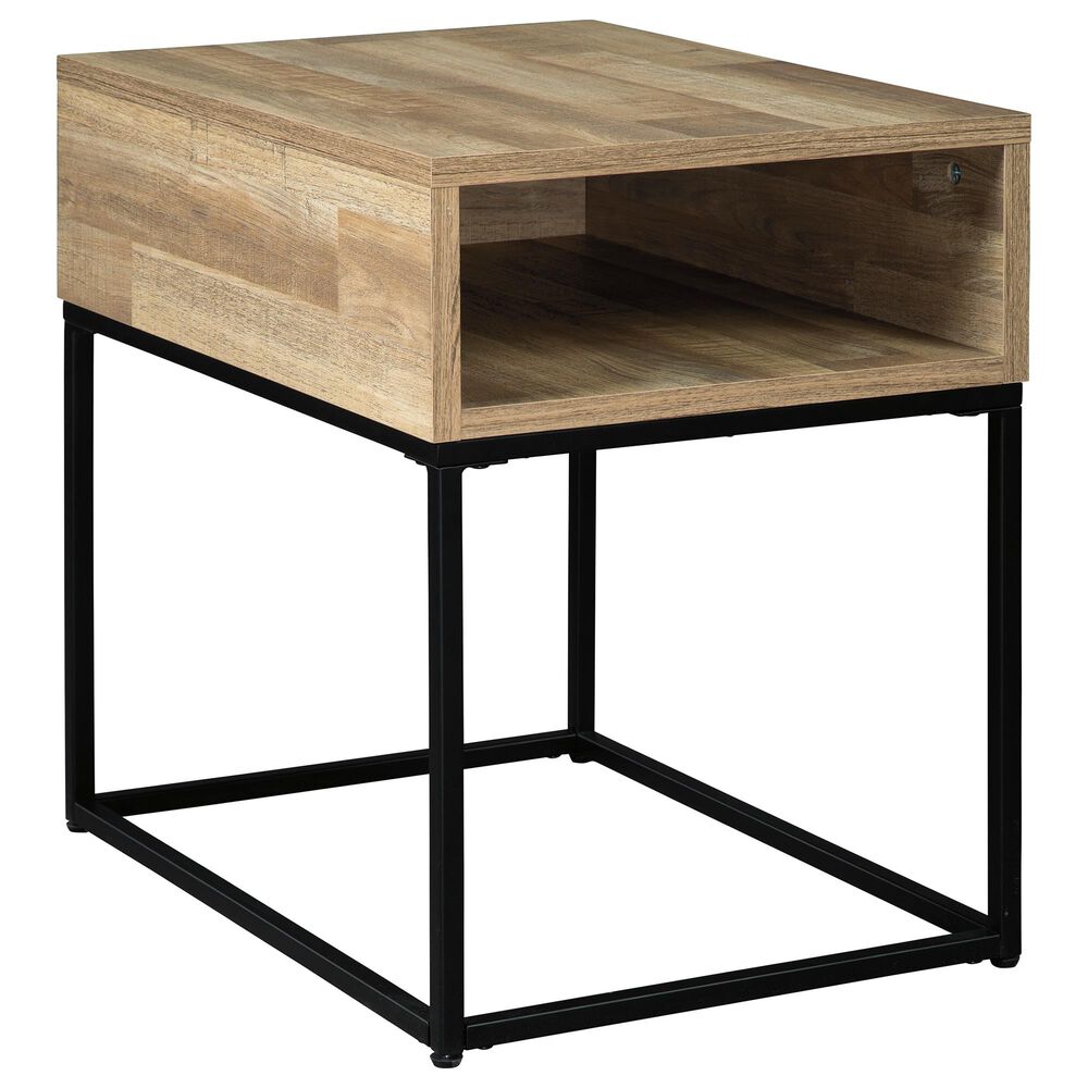 Ashley Gerdanet Rectangular End Table in Natural, , large