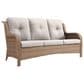 Sunwell Garden Outdoor Sofa with Yellow Rattan in Beige, , large