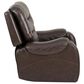Linon Home Decor Barrett Power Glider Recliner in Rich Brown, , large