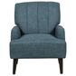 Mayberry Hill Channel Back Chair in Teal, , large