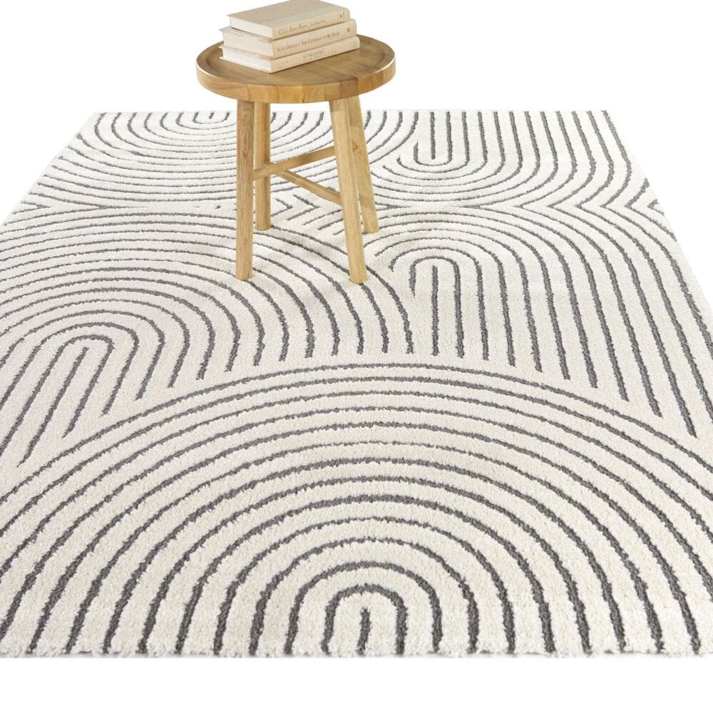 Balta Rugs Caserio 7&#39;10&quot; x 10&#39; Cream and Grey Area Rug, , large