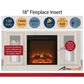 Ameriwood Home Parsons Electric Fireplace TV Stand, , large