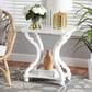 Baxton Studio Cianna End Table in White, , large