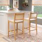 Linon Home Decor Bauer Barstool in Natural (Set of 2), , large
