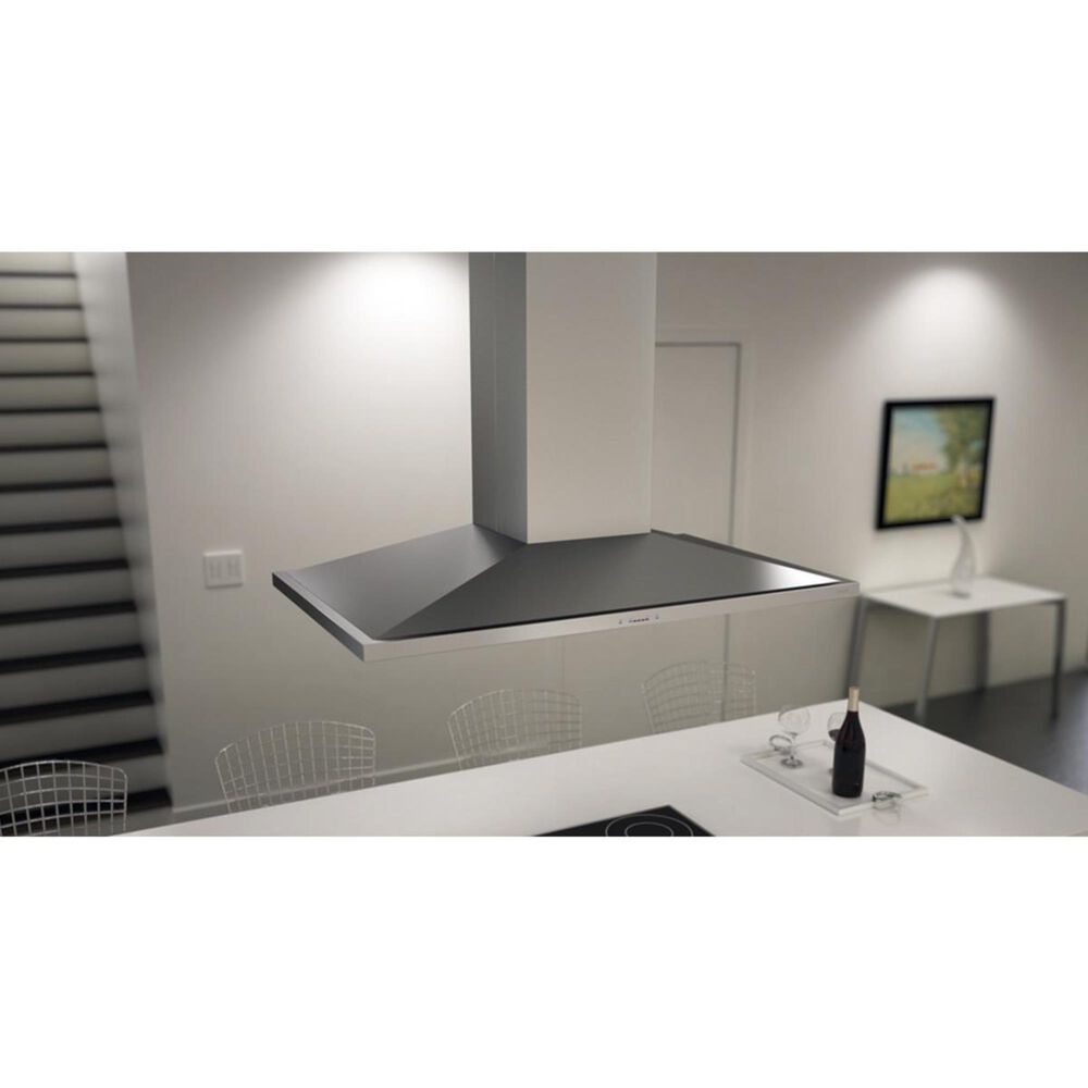 Zephyr Anzio 36" Island Hood in Stainless Steel Nebraska Furniture Mart
