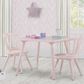 Delta Windsor 3-Piece Table and Chairs Set in Blush Pink, , large