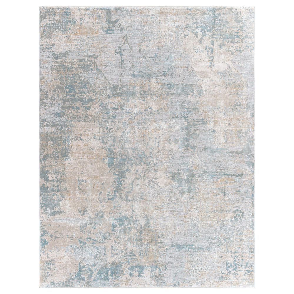 Surya Brunswick 7"10" x 10"3" Sage, Gray, White and Blue Area Rug, , large