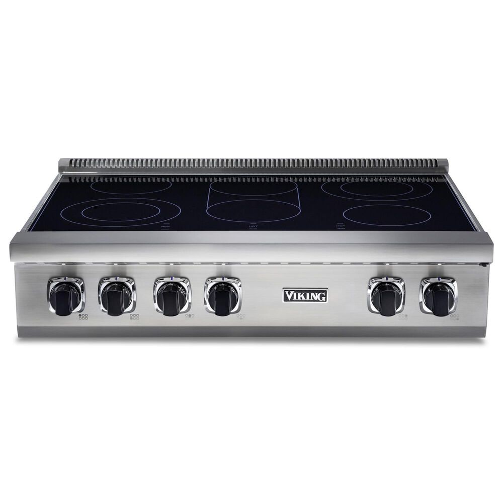 Viking Range 5 Series 36" Electric Rangetop in Stainless Steel, , large