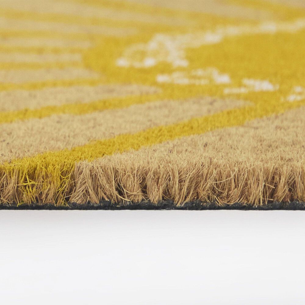 Balta Rugs Hello Sunshine Greeting Yellow 1&#39;6&quot; x 2&#39;6&quot; Door Mat, , large