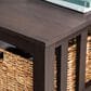 Walker Edison Mission Storage Coffee Table with Baskets in Espresso, , large