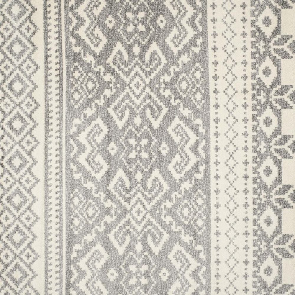 Safavieh Adirondack ADR107B-6R 6&#39; x 6&#39;  Ivory/Silver Round Rug, , large