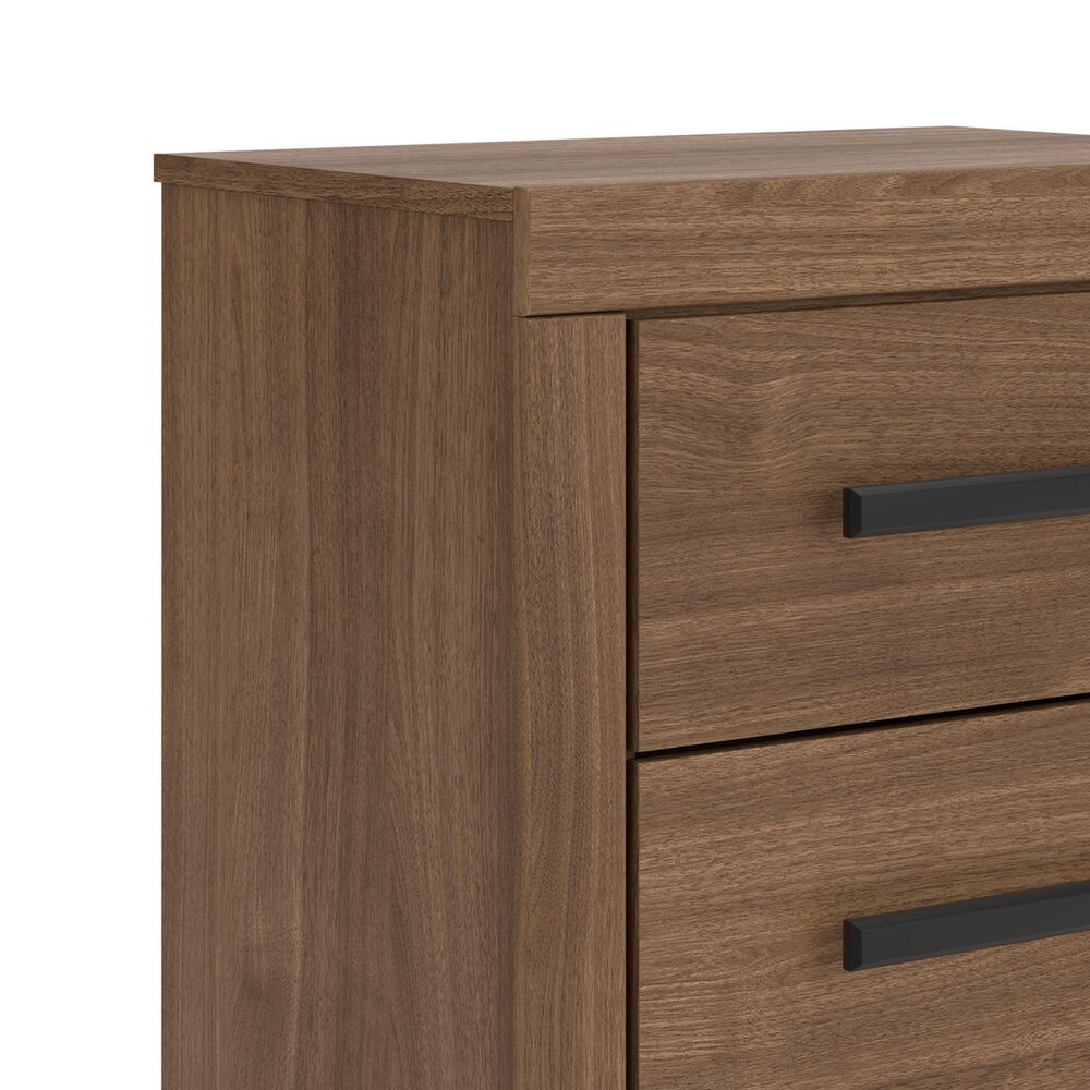 Ashley Broachmyn Queen Bed with Two Nightstands in Warm Auburn, , large