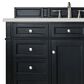 James Martin Vanities Brittany 48" Single Bathroom Vanity in Black Onyx with 3 cm Lime Delight Quartz Top and Rectangular Sink, , large