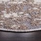 Safavieh Aston ASN799 6"7" Round Ivory and Grey Area Rug, , large