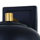 Vaxcel Belmont 1-Light Bathroom Vanity in Matte Black and Satin Brass, , large