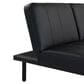 Lifestyle Solutions Cotez Convertible Sofa in Black, , large