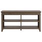 Ashley Janismore Credenza in Weathered Gray, , large