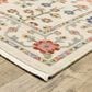 Oriental Weavers Lucca Floral Dance 2" x 3" Ivory Area Rug, , large