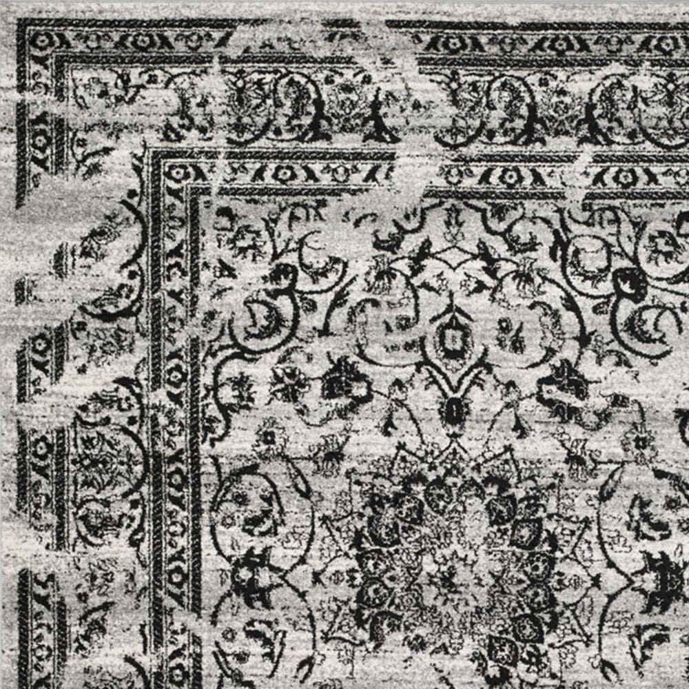 Safavieh Adirondack ADR101A-218 2&#39;6&quot; x 18&#39; Silver/Black Runner, , large