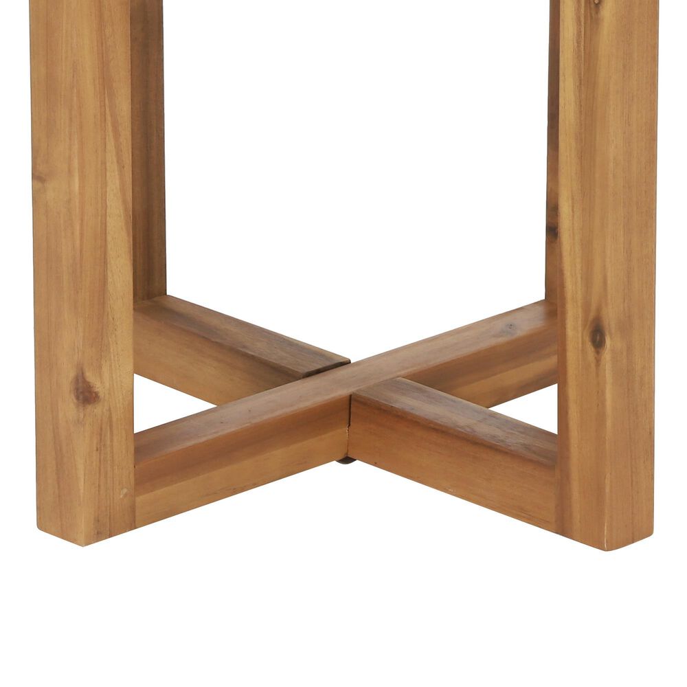 Hearth and Haven 2-Piece Patio Chat Set with Cross-Stretcher Base in Beige, , large
