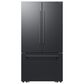 Samsung Bespoke AI 30 Cu. Ft. French Door Refrigerator with Zero Clearance Fit and In-Door Tall Water Dispenser in Matte Black Steel, , large
