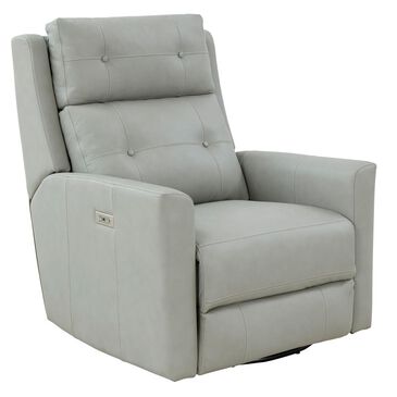 Barcalounger Marconi Power Swivel Glider Recliner with Power Headrest in Chromin, , large