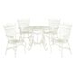 Safavieh Thessaly 5-Piece Dining Set in Antique White, , large