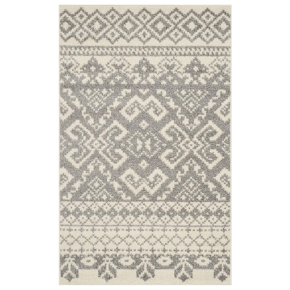 Safavieh Adirondack ADR107B-3 3&#39; x 5&#39; Ivory/Silver Area Rug, , large