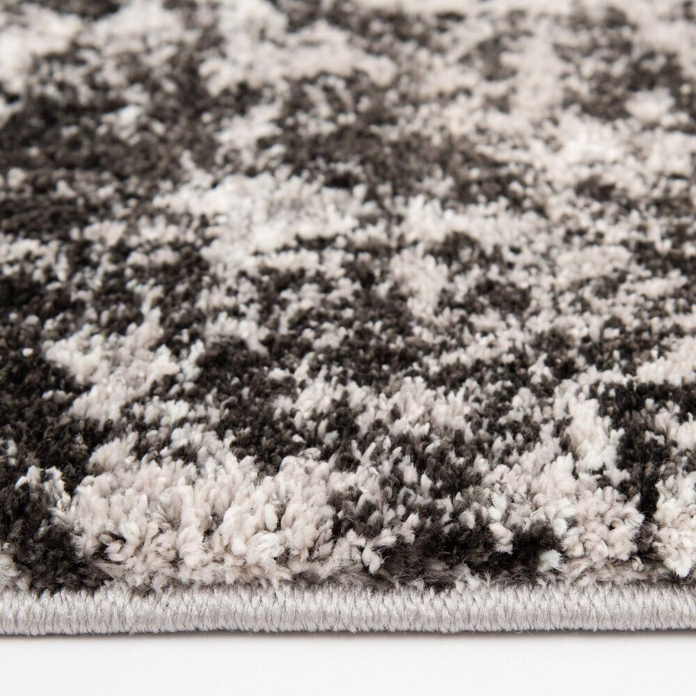 Central Oriental Structures Torrent Winsley 7&#39;10&quot; x 9&#39;10&quot; Soot and Buff Area Rug, , large