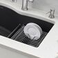 Blanco Diamond Floating Dish Rack for 60/40 Double Bowl and Super Single Kitchen Sinks in Stainless Steel, , large