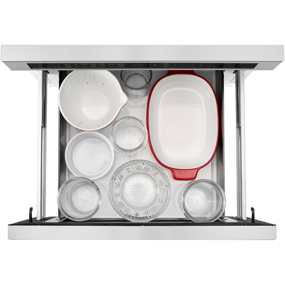 KitchenAid 24" UnderCounter Microwave Oven Drawer in Stainless Steel Nebraska Furniture Mart