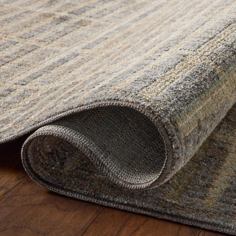 Loloi Roxie Smoke and Natural 9'3" x 13' Area Rug, , large