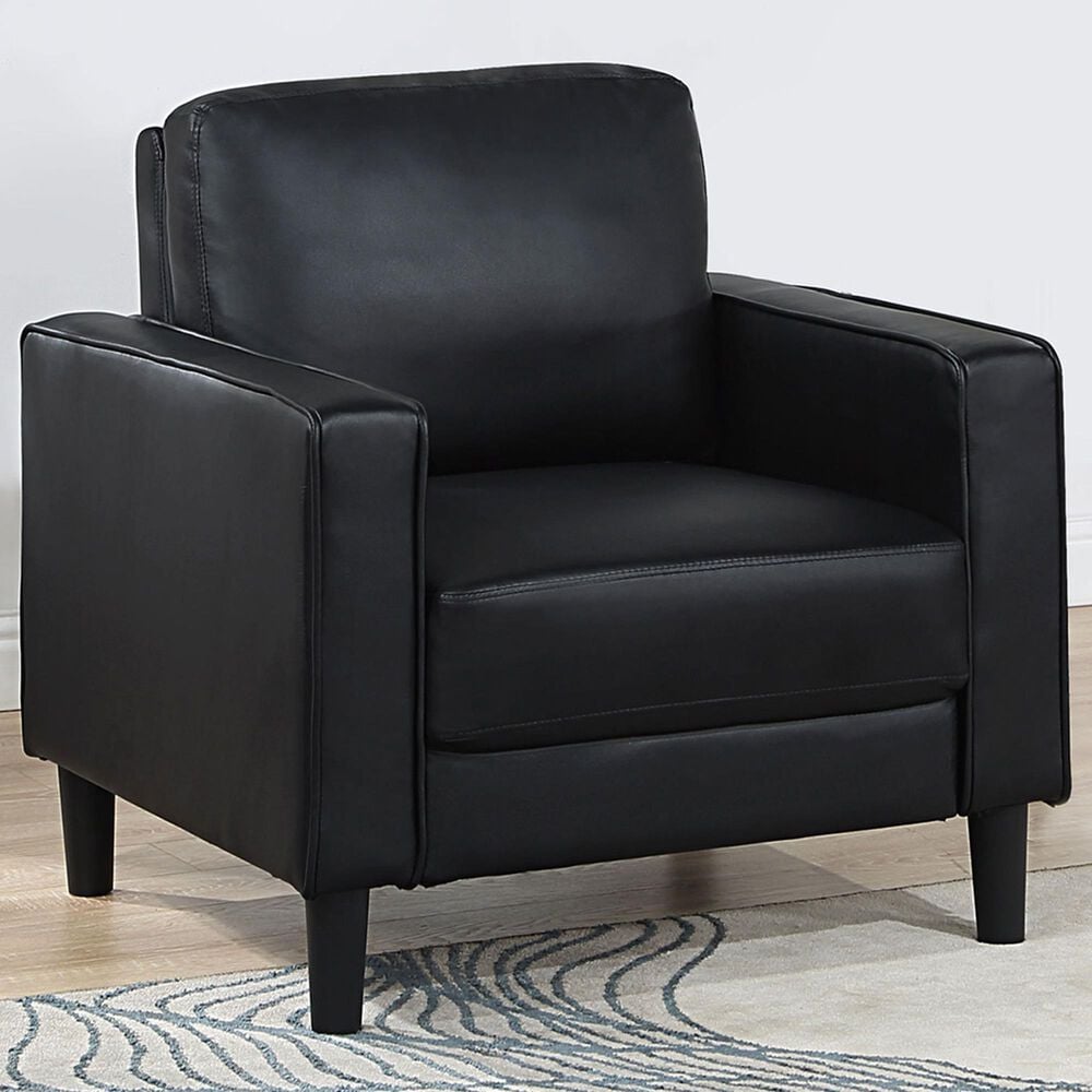 Coaster Ruth Accent Arm Chair in Black, , large
