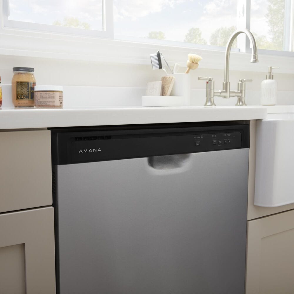 Amana 24&quot; Built-In Dishwasher with Midnight Interior in Stainless Steel, , large