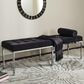 Safavieh Xavier Tufted Bench in Black, , large