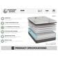 Harvest Sleep Rose Firm Hybrid King Mattress in a Box, , large