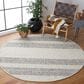 Safavieh Natura NAT332A 6" Round Ivory Area Rug, , large