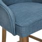 Valor Living Paloma 26" Counter Stool with Navy Upholstery in Medium Oak, , large