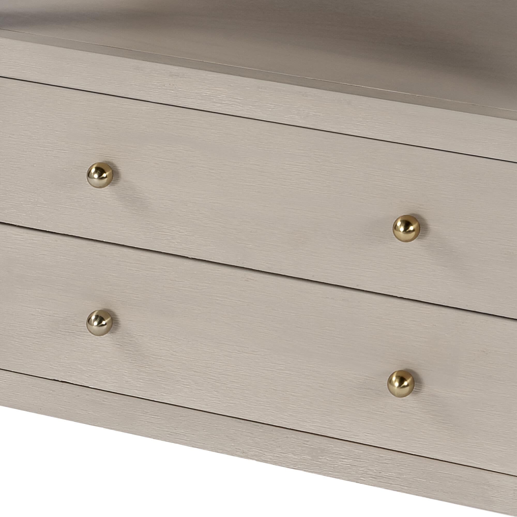 Butler Specialty Company Nora 2-Drawer Wide Nightstand with Open