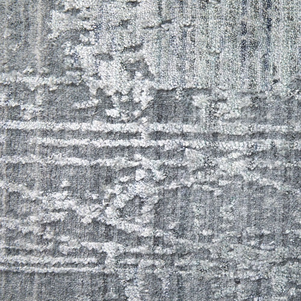 Feizy Eastfield 69A5F 4&#39; x 6&#39; Blue and Silver Area Rug, , large