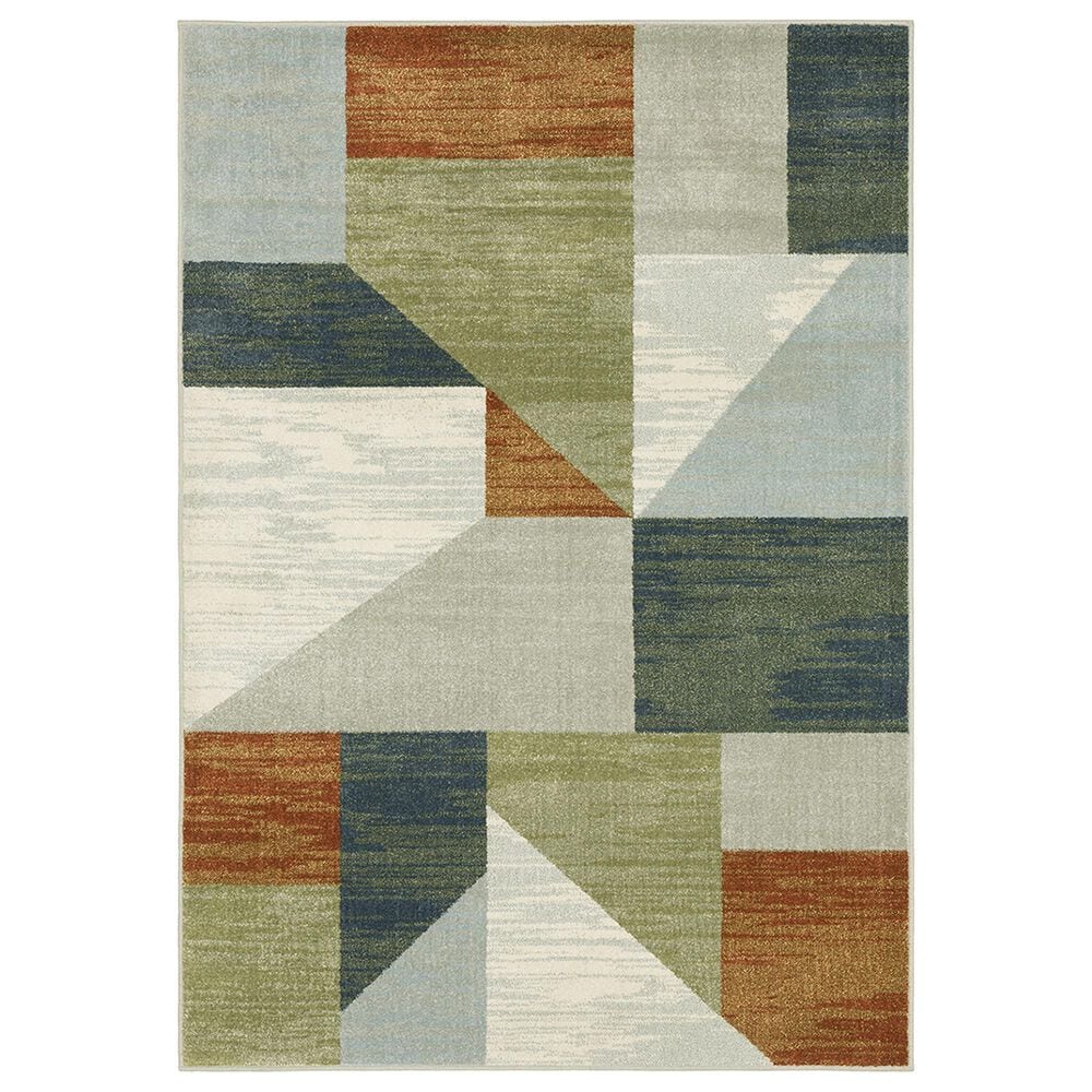 Oriental Weavers Branson 3"3" x 5" Beige and Multicolor Area Rug, , large