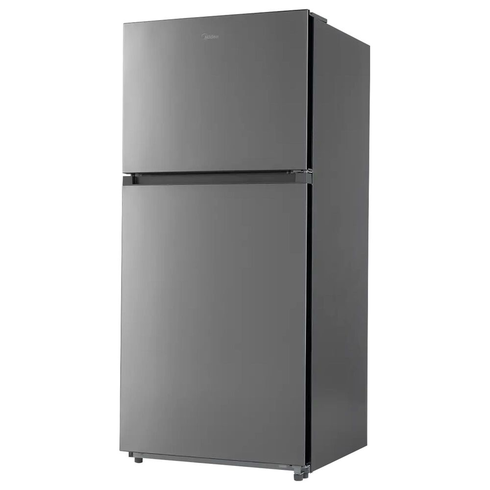 Midea 18 Cu. Ft. Garage Ready Top-Freezer Refrigerator in Stainless Steel, , large