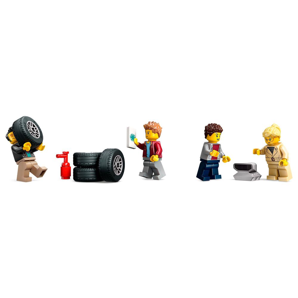 LEGO Car Transporter Truck with Sports Cars, , large