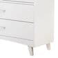 Sorelle Furniture Soho 4-Drawer Dresser in White and Natural, , large