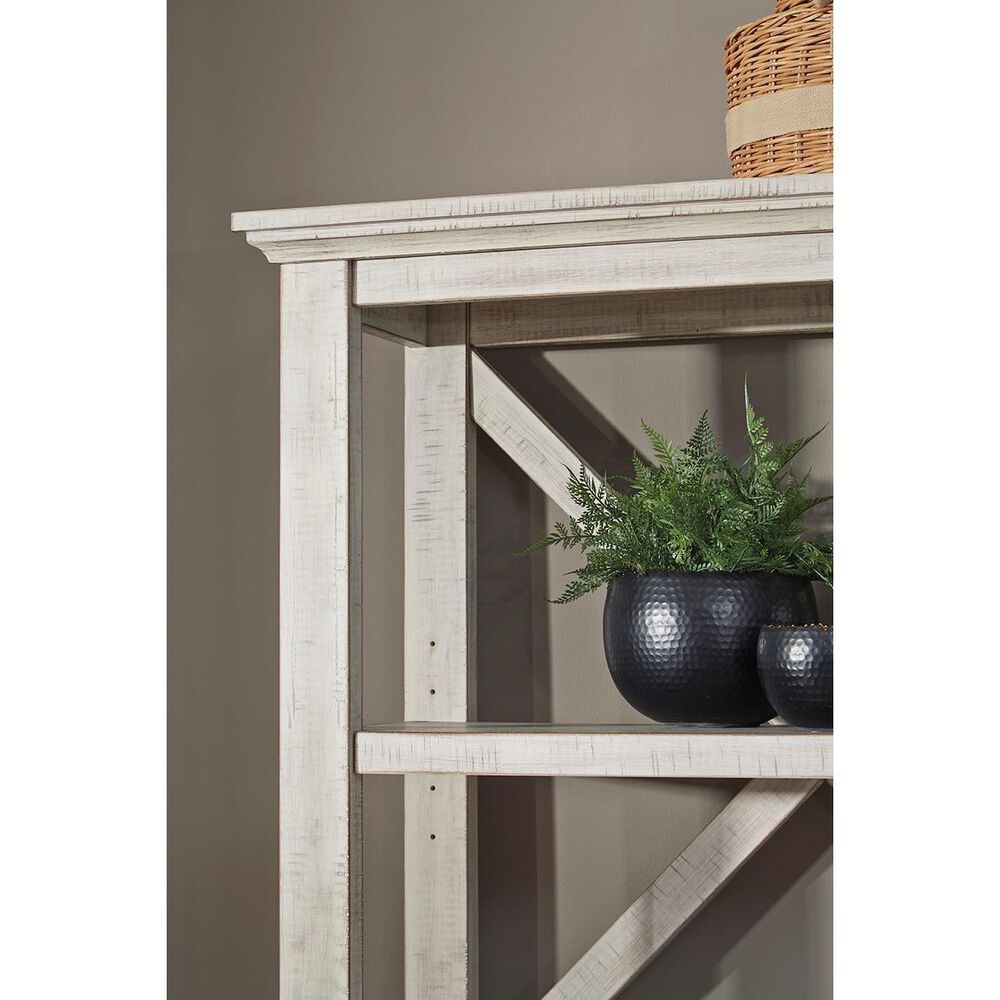 Ashley Carynhurst Large Bookcase in Whitewash, , large